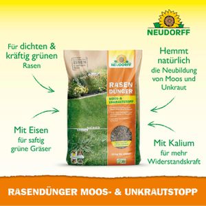 Produktbild für Dünger Neudorff Azet RasenDünger Moos- &amp; UnkrautStopp