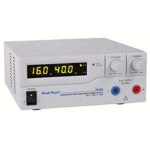 Produktbild für Labornetzteil PeakTech P 1525, mit LC-Display