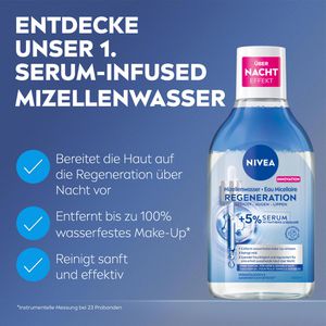 Produktbild für Mizellenwasser Nivea Regeneration, parfümfrei