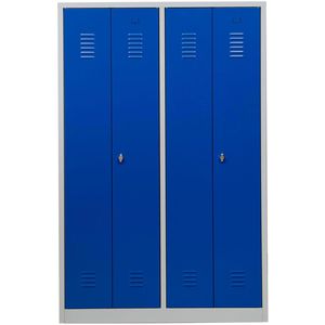Produktbild für Spind G-Office WRC/4.18117.V2, Doppelspind, blau