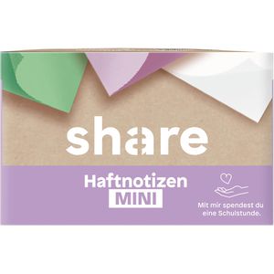Produktbild für Haftnotizen share Haftnotizblock Mini, pastell