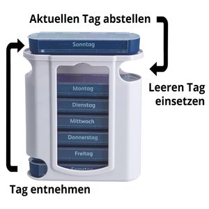 Produktbild für Tablettenbox Relaxdays 7 Tage