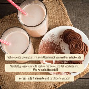 Produktbild für Kakao Jacobs Cocoa Fantasy White Trinkschokolade, Pulver