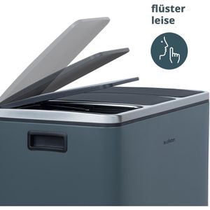 Produktbild für Mülleimer Les-Collectors N984, blaugrau