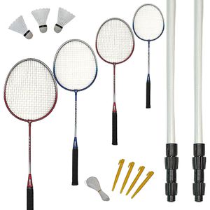 Produktbild für Badmintonschläger Best-Sporting Federball 4er, Set