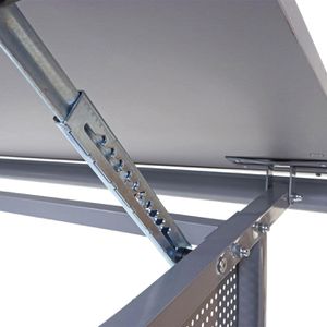 Produktbild für Kinderschreibtisch Mendler Oxford, aus Holz / Metall, weiß