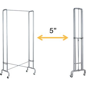 Produktbild für Garderobenständer Unilux Foldy, silber