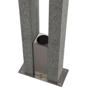 Produktbild für Wegeleuchte SLV Arrock Arc, grau, mit 230 V Netzstrom