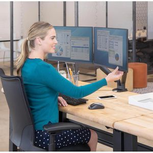 Produktbild für Monitorhalterung Fellowes Platinum Series, schwarz