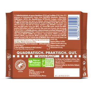 Produktbild für Tafelschokolade Ritter-Sport Knusper-Nuss