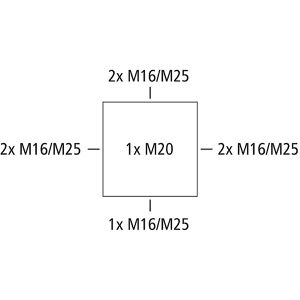 Produktbild für Abzweigdose Spelsberg WKE 2 - 5 x 1,5², wasserdicht IP66 außen