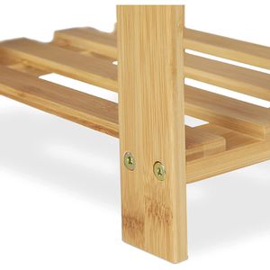 Produktbild für Fußbank Relaxdays 10033876, Bambus