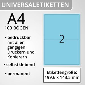 Produktbild für Universaletiketten Herma 4568, Special, blau