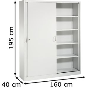 Produktbild für Schiebetürenschrank CP-Möbel Acurado, 2140-00, abschließbar