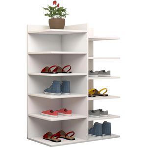 Produktbild für Schuhregal VCM Enosa, aus Holz