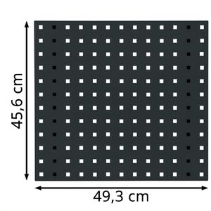 Produktbild für Werkzeugwand ADB 23091, schwarz, aus Metall