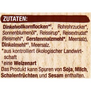 Produktbild für Müsli Edeka Knusper Dinkel, BIO