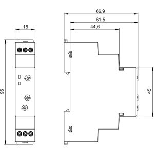 Produktbild für Zeitrelais Theben TM 345 MF