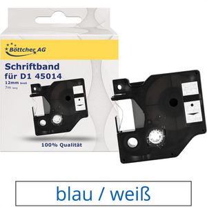 Schriftband Böttcher-AG für Dymo 45014, D1, 12mm