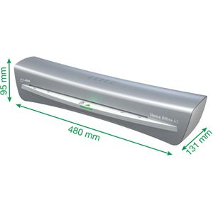 Produktbild für Laminiergerät Leitz 74400089 iLAM Home Office mit 2 Rollen, A3