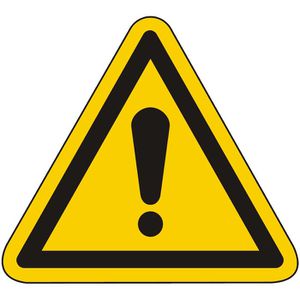 Hinweisschild Abtec ISO 7010 W001, Folie