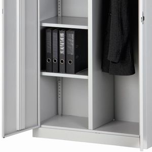 Produktbild für Mehrzweckschrank Bisley E782AAG-645, abschließbar, lichtgrau