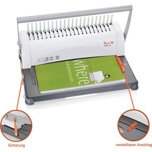 Produktbild für Bindegerät Peach PB200-30, A4, manuell