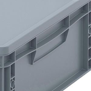 Produktbild für Eurobox AUER ED 64/17 HG, grau, 35 Liter