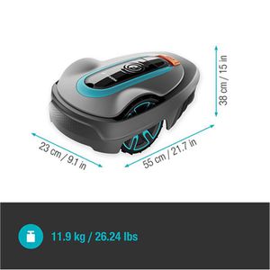 Produktbild für Mähroboter Gardena smart SILENO city, 19605-60