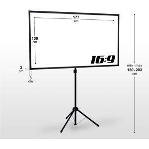 Produktbild für Beamer-Leinwand ESMART X-Type Stativ