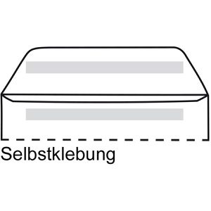 Produktbild für Briefumschläge Böttcher-AG weiß, DIN lang