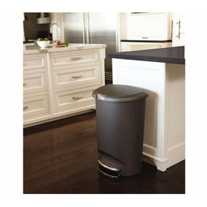 Produktbild für Mülleimer Simplehuman CW1357, grau