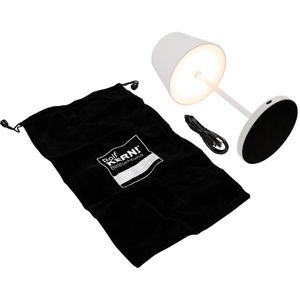 Produktbild für Tischlampe Rolf-Kern Club, weiß, LED, warmweiß