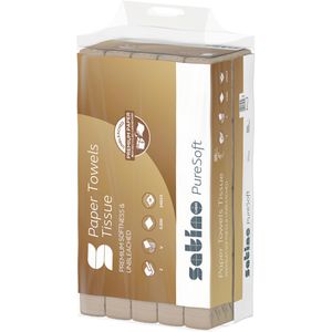 Produktbild für Papierhandtücher Satino PureSoft 277570, PT3, 2-lagig