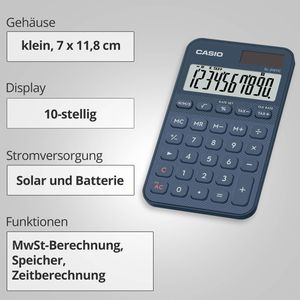 Produktbild für Taschenrechner Casio SL 310YC NY, mit Zeitberechnung