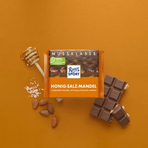 Produktbild für Tafelschokolade Ritter-Sport Honig-Salz-Mandel