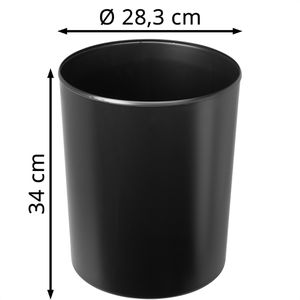 Produktbild für Papierkorb Han 1818-S-13, schwarz
