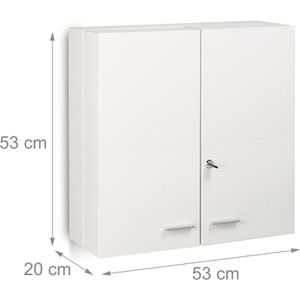 Produktbild für Verbandschrank Relaxdays XXL Premium, hängend