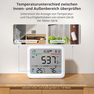 Produktbild für CO2-Messgerät SwitchBot W4900010, Meter Pro CO2
