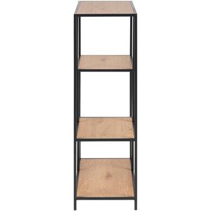 Produktbild für Bücherregal AC-Design Seaford, schwarz / wildeiche