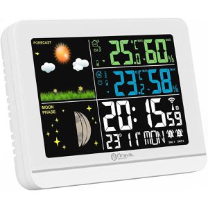 Produktbild für Wetterstation Miraval 4-MV6162-2, Funk, digital
