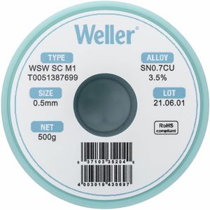 Produktbild für Lötzinn Weller T0051387699, Flussmittel, bleifrei