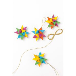 Produktbild für Faltblätter Folia 1295 Mini Fröbelsterne Rainbow