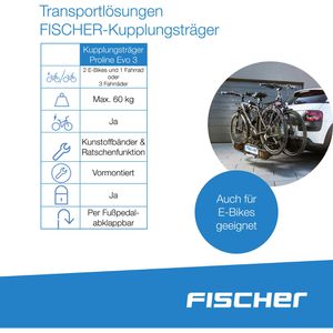 Produktbild für Fahrradträger Fischer-MTS ProlineEvo 3