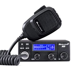 Midland Funkgerät 18, lizenzfrei, CB-Funk, KFZ-Funkgerät, AM/FM