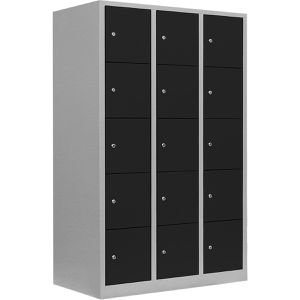 Schließfachschrank Lüllmann 523538, anthrazit