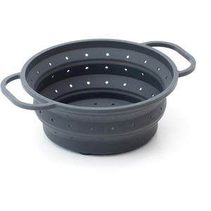 Produktbild für Seiher Brainstream Sieb.up! mit 2 Griffen, Silikon, faltbar