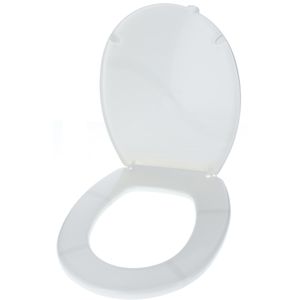 Produktbild für WC-Sitz Nölle 395010, oval, aus Kunststoff