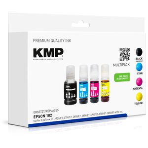 Produktbild für Tinte KMP für Epson 102, C13T03R640