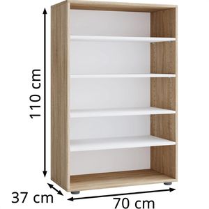 Produktbild für Schuhregal VCM Lona XL, aus Holz